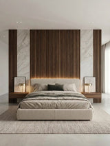 Walnut WPC Fluted 3D Wall Panels |  48 sq. ft./Box