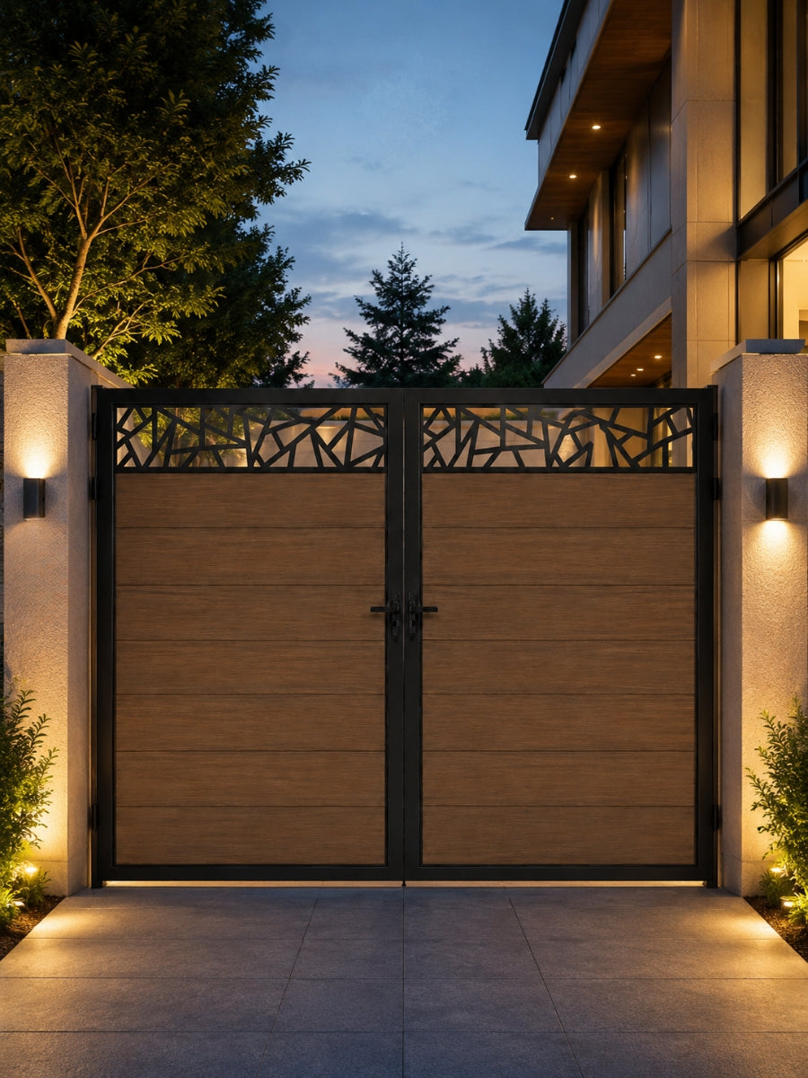 Decorative Gate Screen Panel for 4FT Double Gate (3.75 FT)