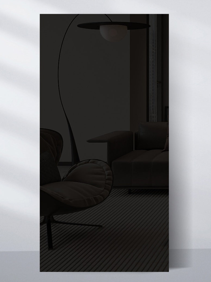 Black Mirror Wood Veneer Panel – 9x4 ft, Fireproof, Waterproof & Scratch-Resistant