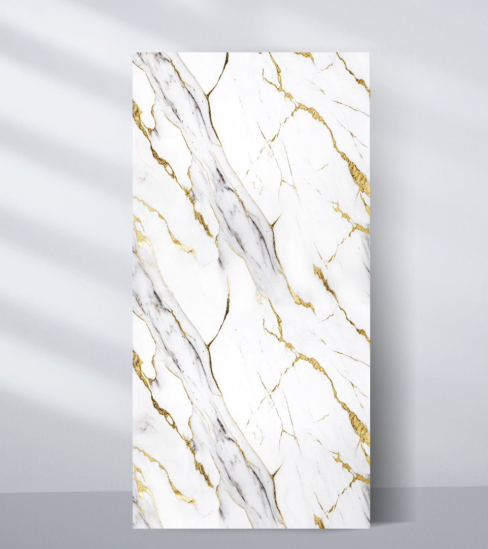 Gold Vein Marble PVC Wall Panel
UV Protected PVC Wall Panel
Waterproof Marble Effect Wall Panel
Fireproof PVC Wall Cladding
Luxury Marble Look Wall Panel