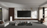 PVC 3D Marble Sheet Luxe Gold Vein. NewGen Depot. Living Room  With PVC Marble Sheets Design