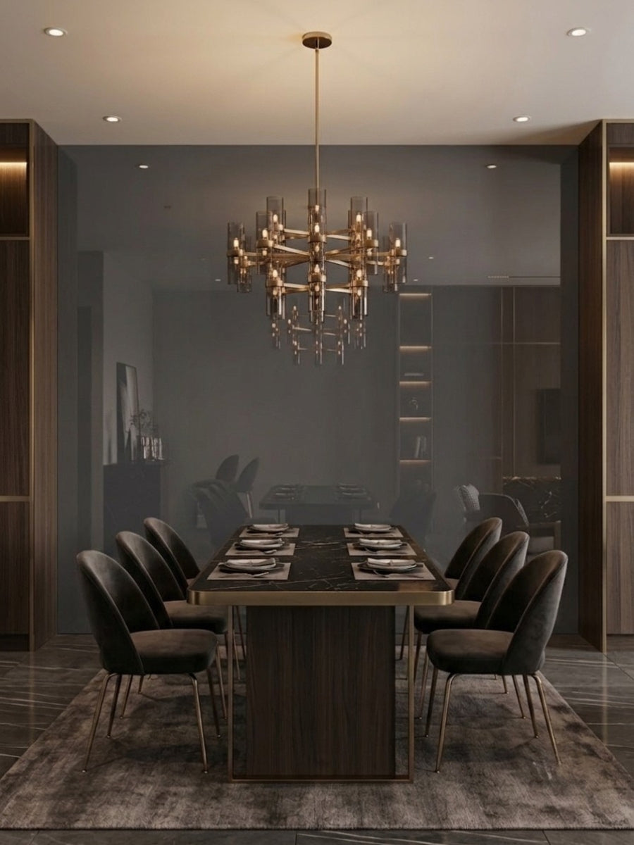 Gray Mirror Wood Veneer Panel – 9x4 ft,  Fireproof, Waterproof & Scratch-Resistant
