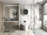 PVC 3D Marble Sheet Luxe Gold Vein. NewGen Depot. Bathroom Design From PVC Marble Sheets
