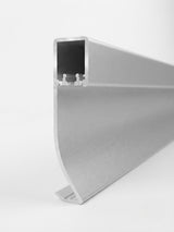 Premium White Aluminum LED Baseboard Molding - 59 Ft (9 Pieces)