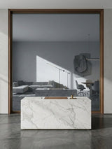 Gray Mirror Wood Veneer Panel – 9x4 ft,  Fireproof, Waterproof & Scratch-Resistant