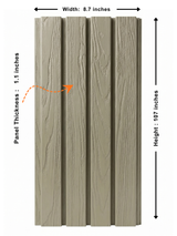 Modern exterior ancient wood cladding panels for commercial buildings