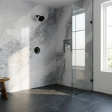 Book Match PVC Marble sheets bathroom design 