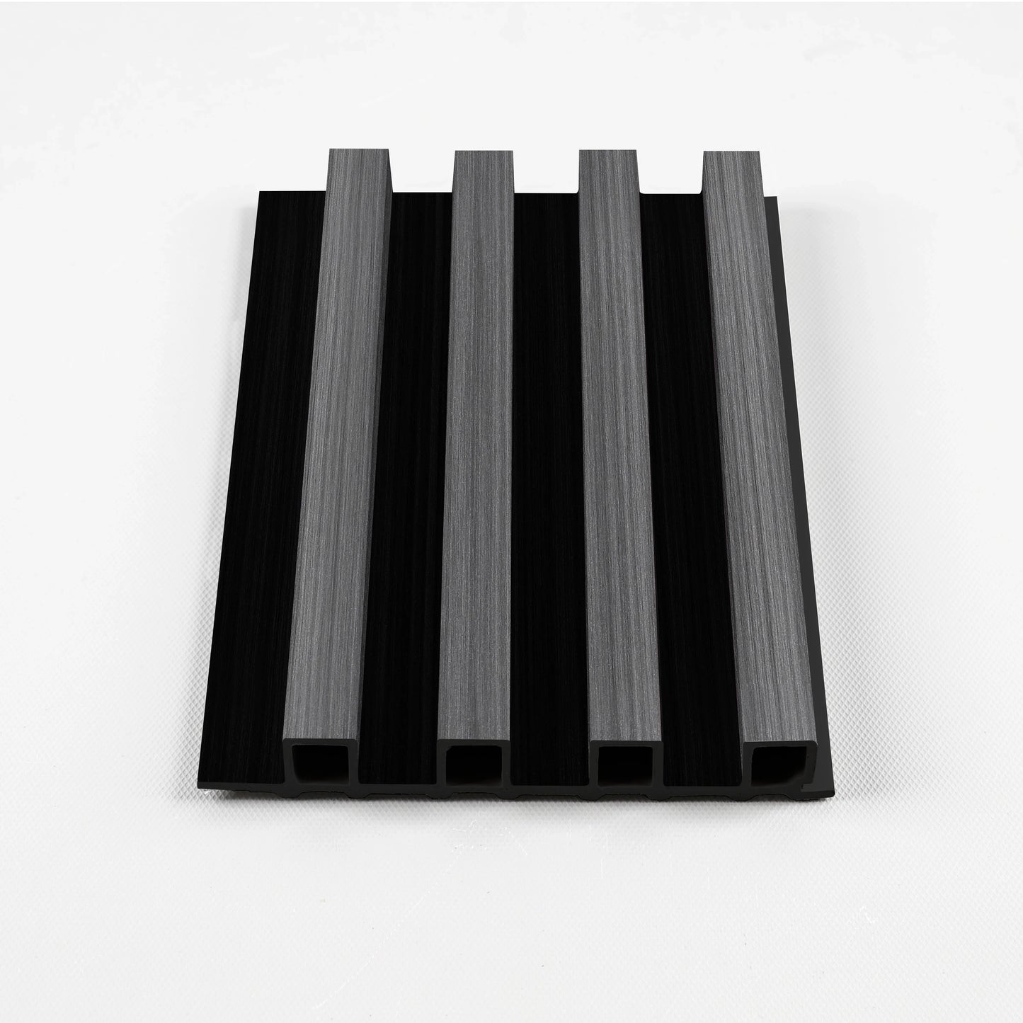 Carborn Gray Lightweight WPC fluted wall panel sample for home interiors