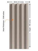 Nordic Birch WPC Fluted 3D Wall Panels |  42.9 sq. ft./Box