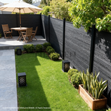 Durable black composite privacy fence co-extrusion wholesale