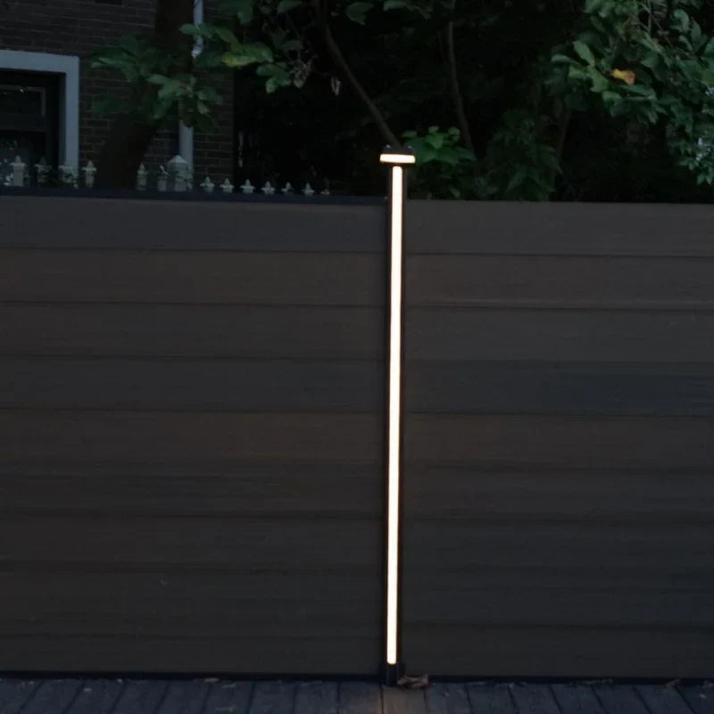 LED strip for composite fence post outdoor lighting