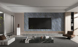 Silver Gold Marble UV Protected PVC Wall Panel - 4x8 ft, Fireproof & Waterproof, (32 sq. ft)