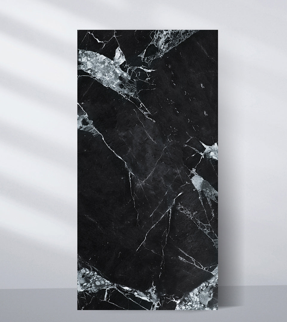 Black and White Marble UV Protected PVC Wall Panel