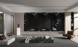 Black and White Marble UV Protected PVC Wall Panel - 4x8 ft, Fireproof & Waterproof, (32 sq. ft)