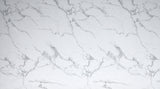 White Gray Pearl Marble UV Protected PVC Wall Panel - 4x8 ft, Fireproof & Waterproof, (32 sq. ft)