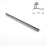 6.3mm Aluminum H-Joint Connection Trim for Wood Veneer Wall Panels – Matching Color