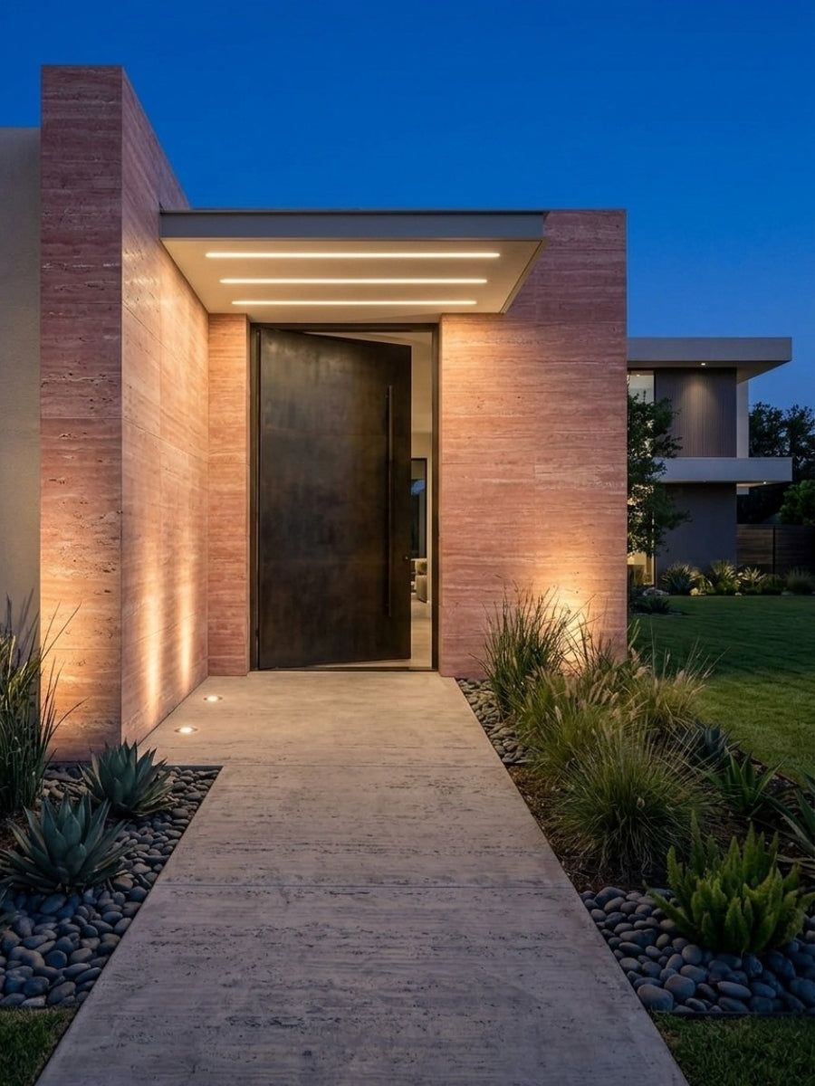 Natural Travertine Flexible Soft Stone Wall Panels – Front View