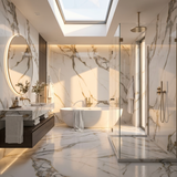  PVC Marble Sheets UV Protected Wall Panel. Bathroom and Shower design