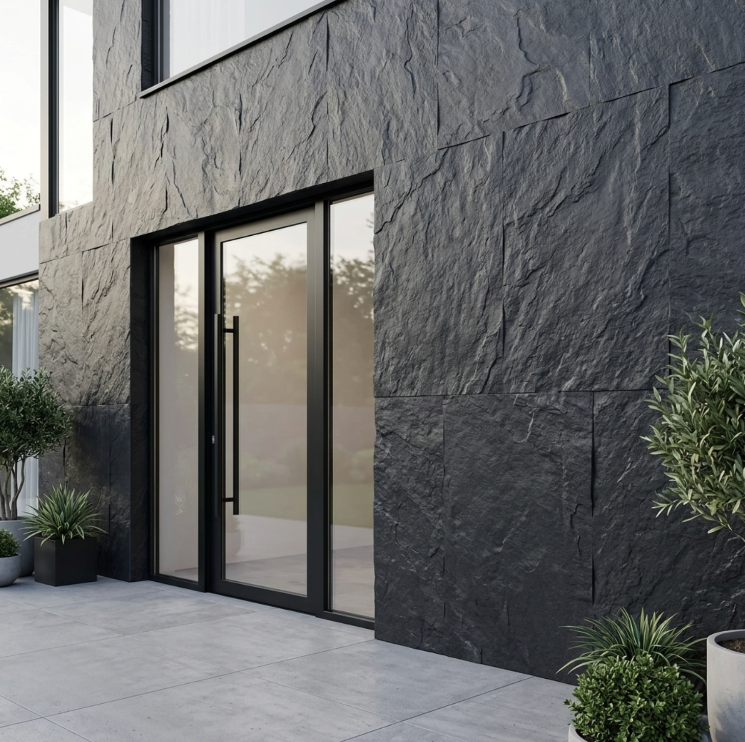 Black Flexible Soft Stone Wall Panels - 48" x 24" (4-Pack)