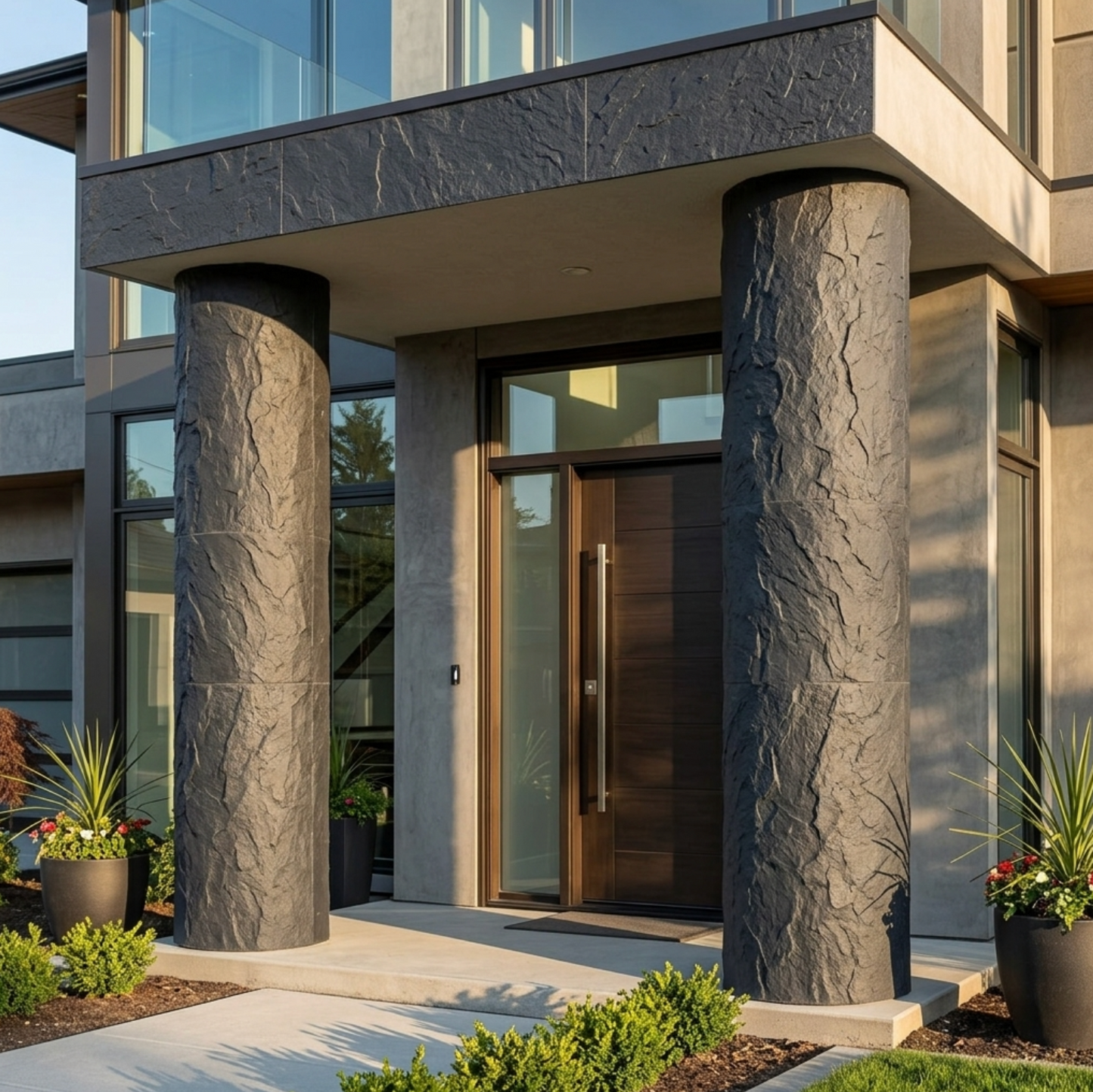 Black Flexible Soft Stone Wall Panels - 48" x 24" (4-Pack)