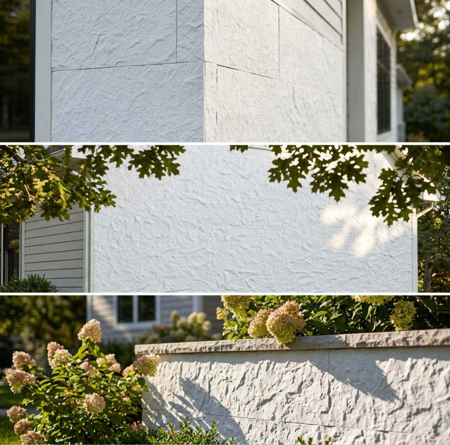 White Flexible Soft Stone Wall Panels – 4 Pack 32 Sq Ft