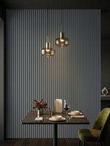 Silver Gray Metallic Wall Panels for Modern Restaurant Interiors