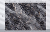 3D Doral Night Marble UV Protected PVC Wall Panel - 4x8 ft, Fireproof & Waterproof, (32 sq. ft)
