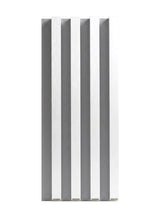 White Brushed WPC Fluted 3D Wall Panels for Modern Interior Design