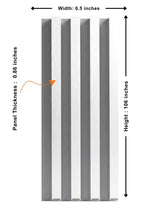 Premium White Brushed WPC Wall Panels for Contemporary Interiors