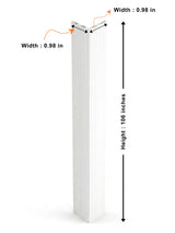 White Brushed Trim 106 Inches