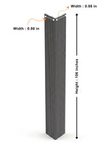 Oak Gray Trim 106 Inches