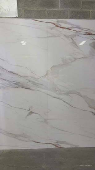 White Wave Azure 3D PVC marble sheets luxury wall cladding 32 sq ft