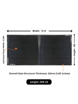 WPC Fence Gate Double (12ft x 6ft)